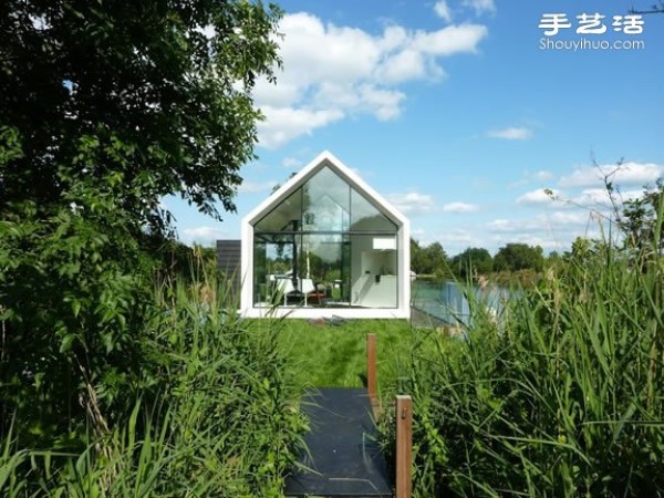 Decoration design of holiday cabin in Dutch Lake District