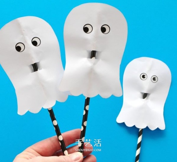 It only takes a few minutes! How to make Halloween ghosts for children by hand