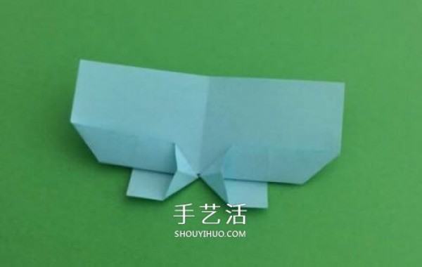 How to fold a simple triangular paper box, origami a paper box with a love lock