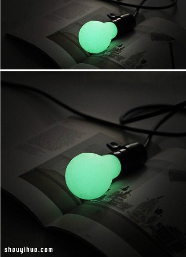 DIY handmade tutorial for luminous bulbs that can illuminate without being plugged in