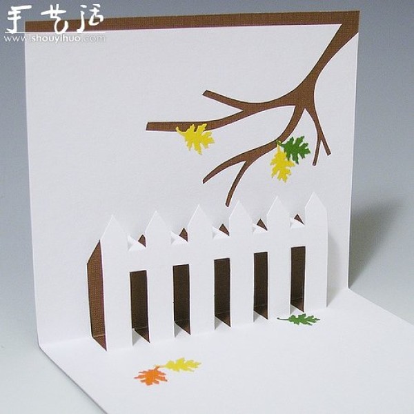 Appreciation of exquisite three-dimensional greeting card works