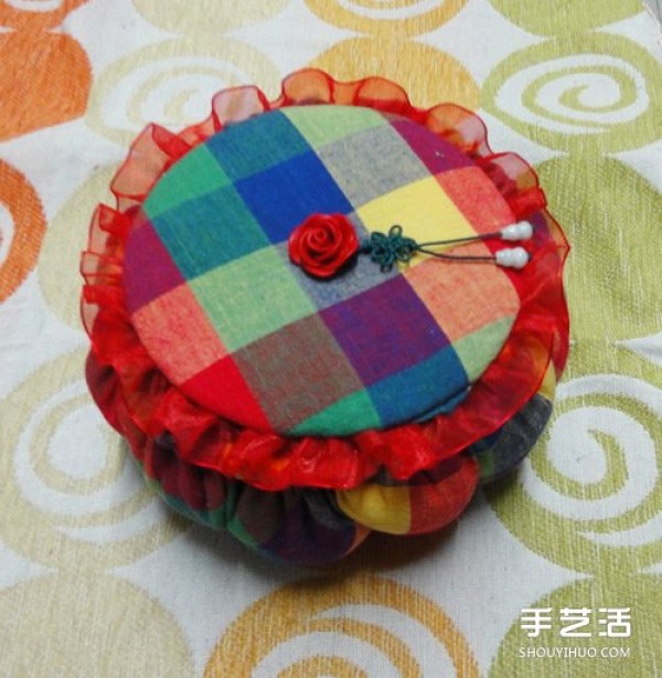 Detailed illustrated tutorial on DIY production method of fabric pumpkin storage basket