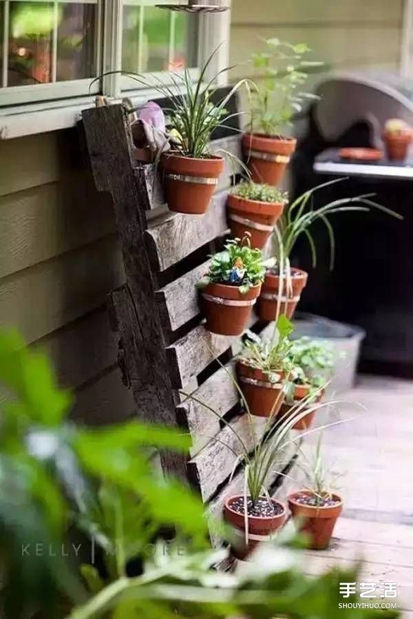 A creative collection of DIY flower pots made from waste items