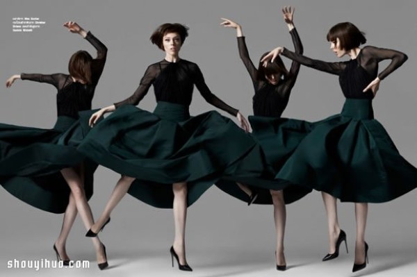 Pose Queen Canadian supermodel Coco Rocha fashion photo