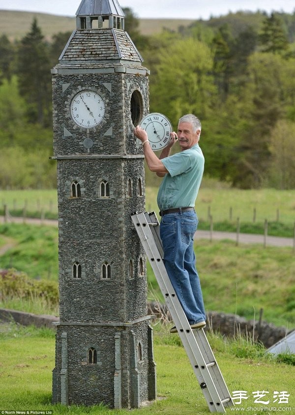 An old boys dream continues to build a mini town in his own yard