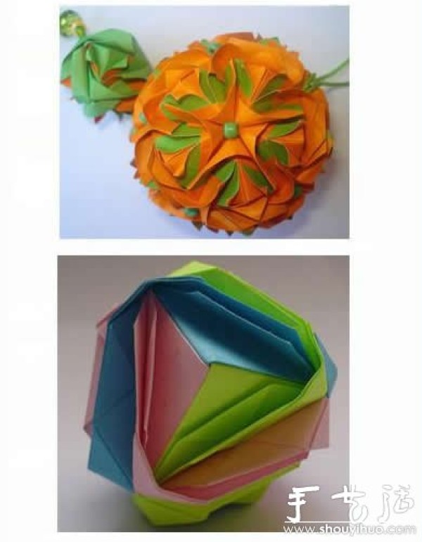 Complicated and Beautiful Flower Ball Paper Art DIY Tutorial