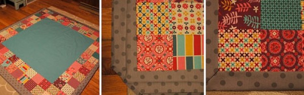 Beautiful patchwork tablecloth DIY tutorial