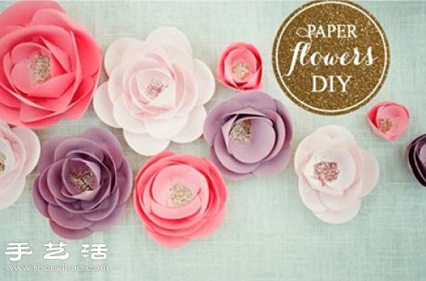 Aesthetic Paper Flower/Flower Brooch Handmade Illustrated Tutorial