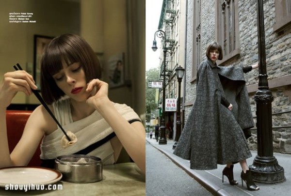 Pose Queen Canadian supermodel Coco Rocha fashion photo