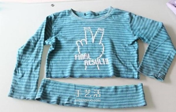 How to renovate old baby T-shirts so that clothes can catch up with childrens growth