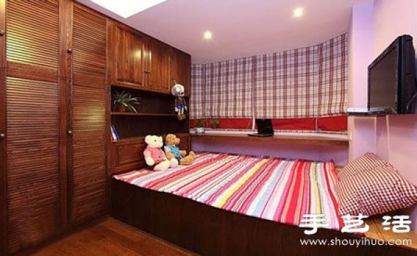 55 square meters warm color warm small apartment home decoration design