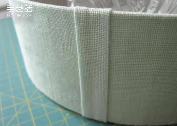 How to make a round cloth box tutorial round fabric storage box DIY diagram