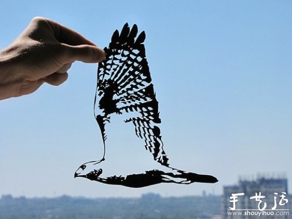 Creative paper-cut works by Ukrainian artists