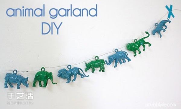 Plastic animal toys can be transformed into 14 types of plastic dolls, DIY small production