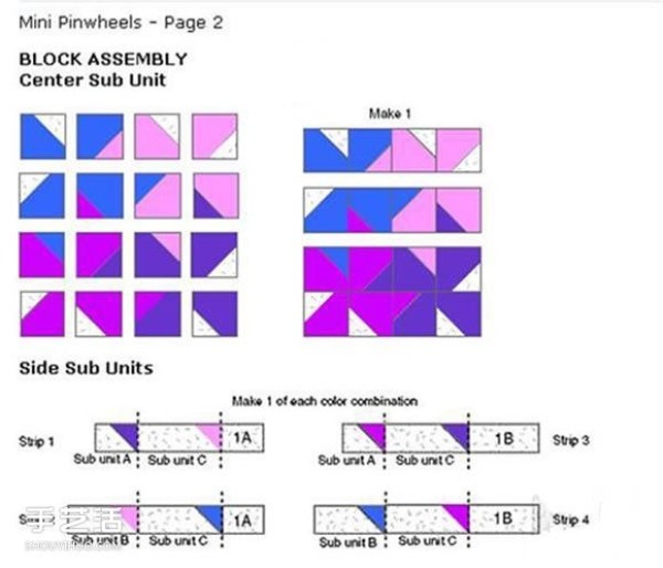 How to make a windmill pattern stool mat DIY patchwork style stool mat