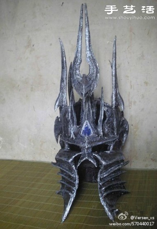 Tutorial on how to make a cool Lich King helmet by hand