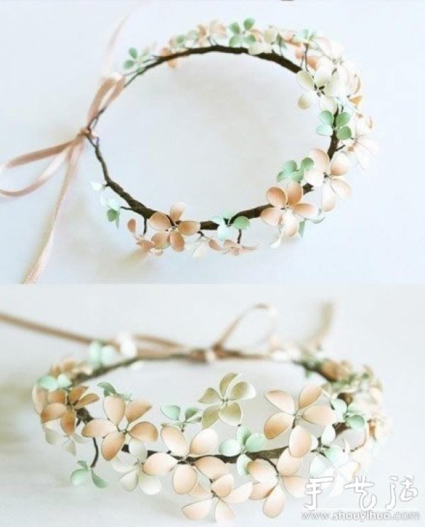 Romantic and beautiful girls headband DIY tutorial