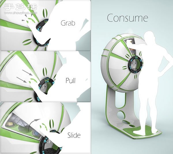 Conceptual design: Breathing Frigido classified adjustable refrigerator