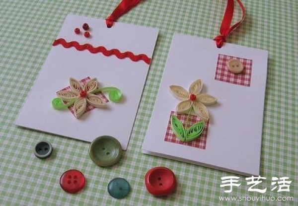 Simple and cute handmade paper quilling works