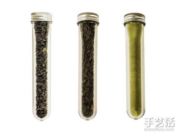 Appreciation of pictures of Laiguan Teas personalized test-tube packaging