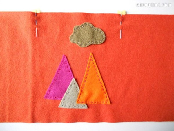 Illustrated tutorial on hand-making of cute non-woven fabric covers