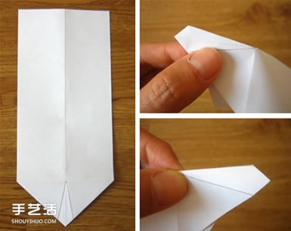 Illustrated tutorial for U.S. dollar origami short-sleeved T-shirt comes with a cute little tie