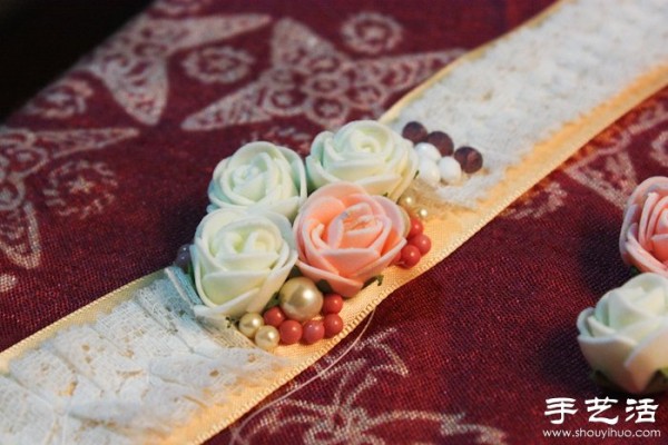 Resin flower DIY beautiful headband