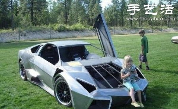 Lamborghini sports car made by foreign talents DIY