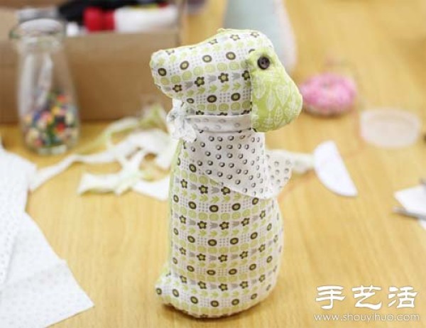 Super cute fabric dog doll handmade tutorial