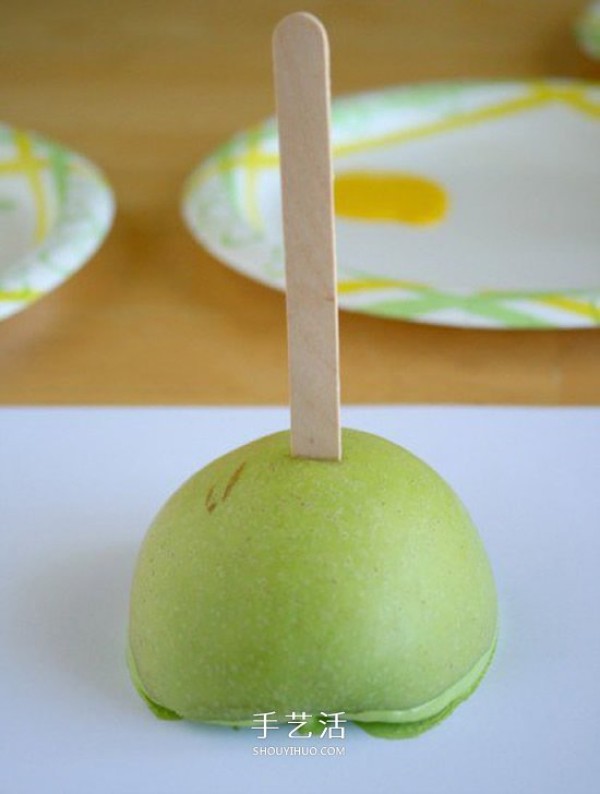 Made with a real apple! How to make cute apple greeting cards