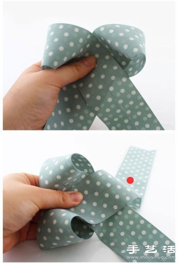 DIY bow hair clip illustration tutorial