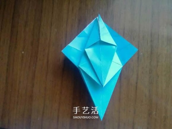 How to fold an eight-petal chrysanthemum and illustrate the 3D chrysanthemum origami tutorial for the Double Ninth Festival