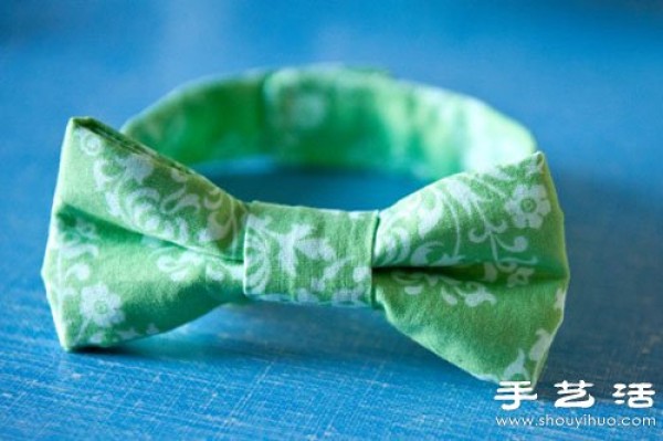 Non-woven fabric tutorial: Handmade cute childrens bow tie