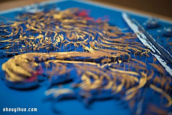 The paper sculptures on Yuoran Paper really float on the paper. ! 