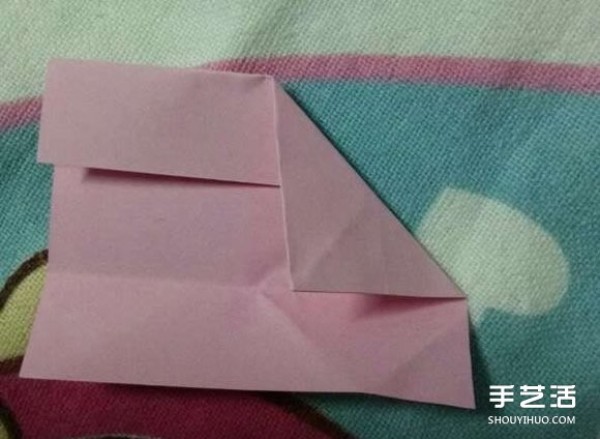 How to fold the five-petal cherry blossom with paper sakura, illustrated tutorial