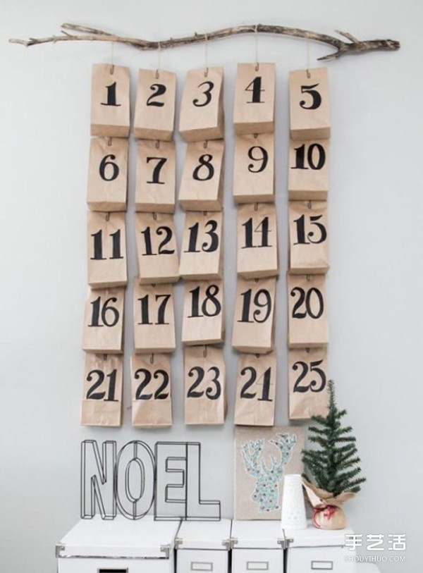 How to Make a Christmas Countdown Calendar, Christmas Calendar Handmade Tutorial