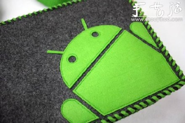 DIY Android Icon Felt Shoulder Bag