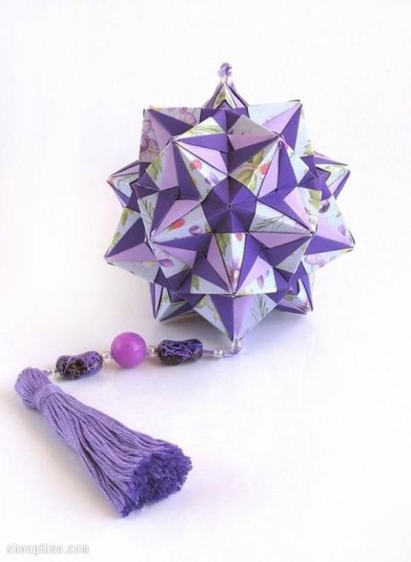 Appreciation of the beautiful handmade origami flower balls (3)