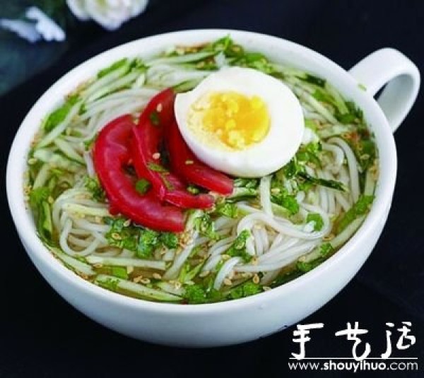 DIY method of Korean cold noodles, Korean cold noodles recipe