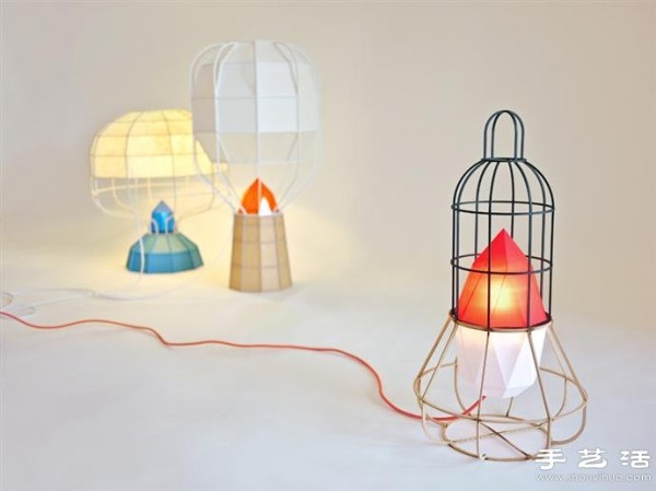 DIY creative lamps with a lantern appearance that blends Chinese and Western cultures