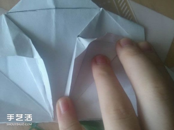 Origami diagram of a grand piano and how to fold a three-dimensional grand piano step by step