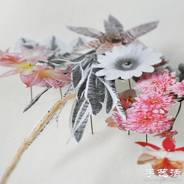 Exquisite paper flower DIY