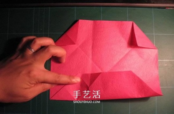 GG Rose Folding Illustration Beautiful and Detailed Rose Origami