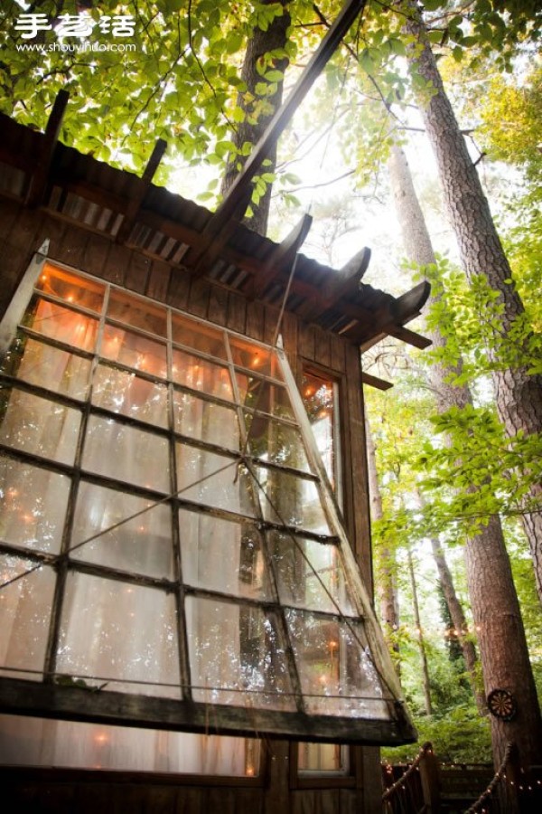 Childhood fantasy of a dream tree house, a secret base in the forest! 