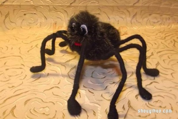 How to make a cute little spider toy with detailed illustrations