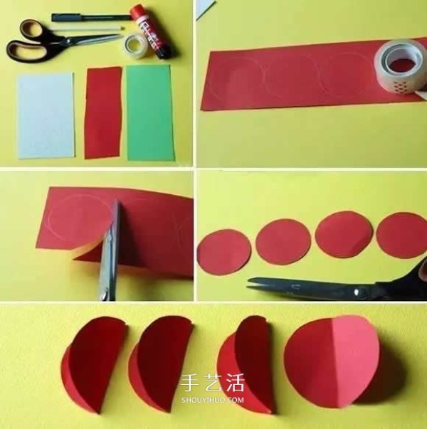 Interesting paper-cutting tutorial uses cardboard to cut three-dimensional cherry paintings