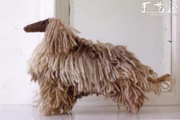 Knitted dogs, realistic and fun~