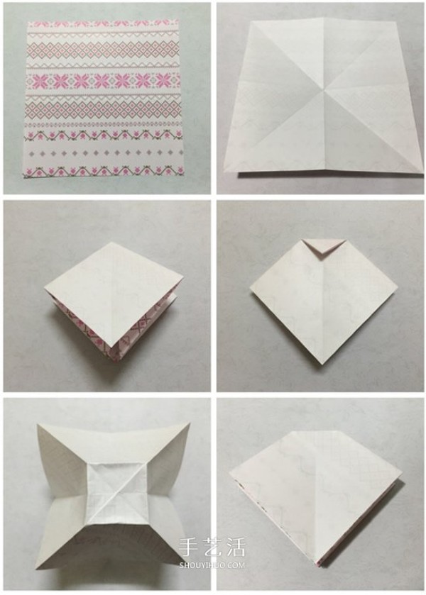 How to fold colored paper bows, beautiful bows and handmade origami illustrations