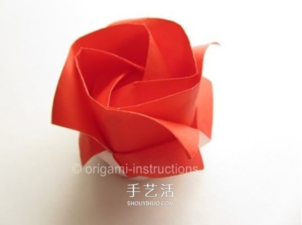 Kawasaki Rose Folding Tutorial Kawasaki Rose Improved Origami Illustrations