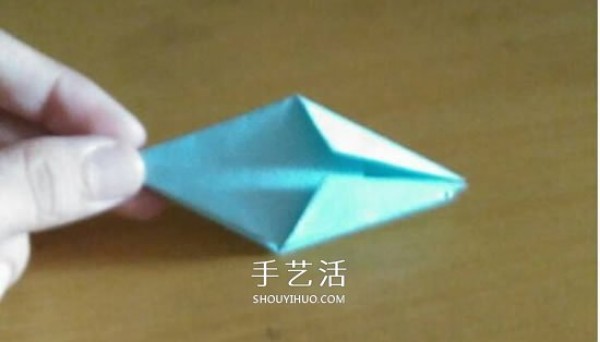 How to fold beautiful paper flowers, origami eight-pointed star flower with illustrations